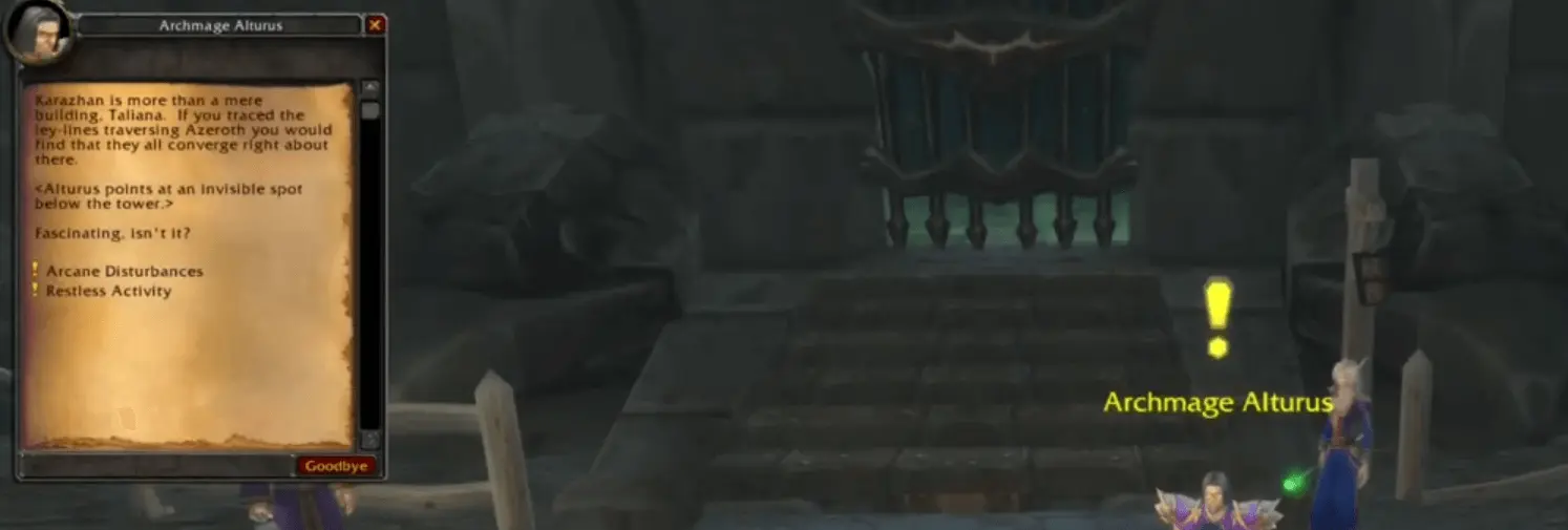 tbc anniversary karazhan attunement step 1 quest location